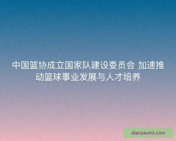 中国篮协成立国家队建设委员会 加速推动篮球事业发展与人才培养 中国篮协成立国家队建设委员会 加速推动篮球事业发展与人才培养