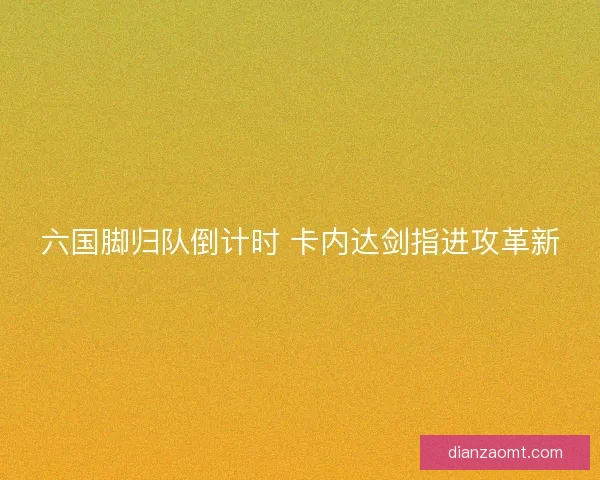 六国脚归队倒计时 卡内达剑指进攻革新